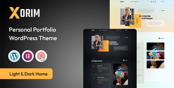 Xorim – Personal Portfolio & Resume WordPress Theme