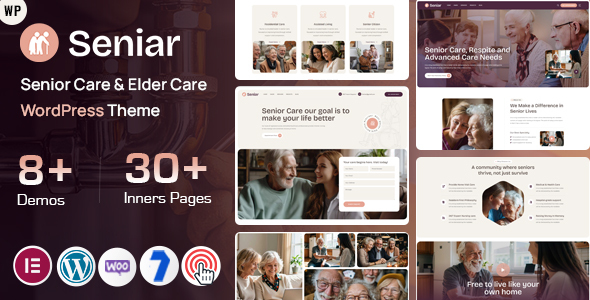 Seniar - Senior Care Elderly WordPress Theme