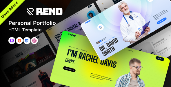 Rend - Personal Portfolio HTML Template