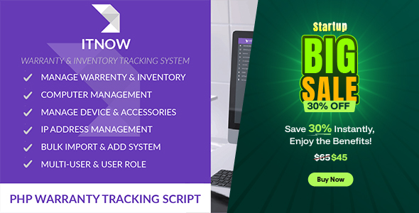 ITNOW-Warranty & Inventory Tracking System