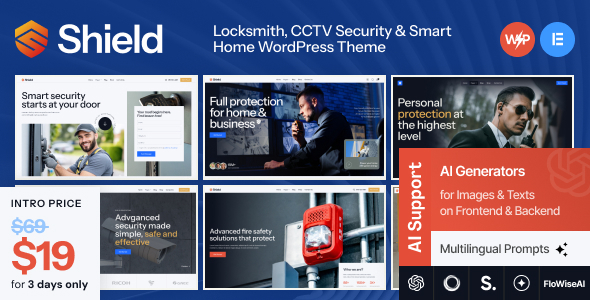 Shield - CCTV Security & Smart Home WordPress Theme