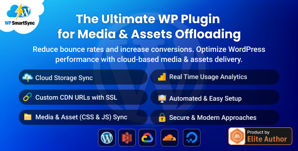 WP SmartSync - WordPress Plugin for Offloading Media & Assets CDN / Cloud Storage