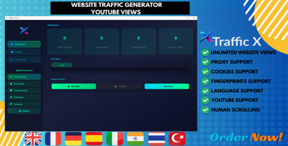 Traffic X Web Traffic Bot Software Organic Website Traffic Generator With RPA Support