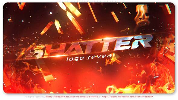 Epic Shatter Logo Reveal