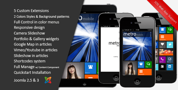 Metro Mobile :: Premium Joomla Template