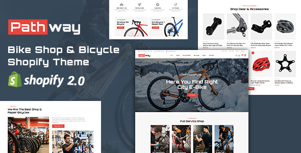Pathway - Bicycle Shop Single Product Shopify 2.0 Responsive Theme