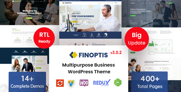 Finoptis - Business WordPress Theme