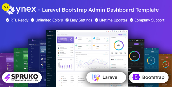 Ynex - Laravel Admin Panel Template
