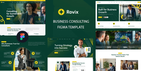 Rovix - Business Consulting Figma Template