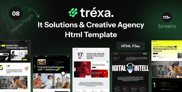 Trexa – It Solutions & Creative Agency Html Template