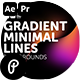 Gradient Minimal Lines Backgrounds – Abstract Animated Motion Pack - VideoHive Item for Sale