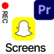 Snapchat Camera Recording Screens - VideoHive Item for Sale