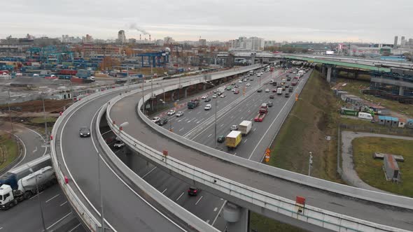 Moscow Ring Road That Surrounds the City