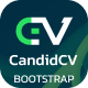 CandidCV - Personal Portfolio CV & Resume Bootstrap Template - ThemeForest Item for Sale
