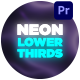 Neon Lower Thirds | MOGRT - VideoHive Item for Sale