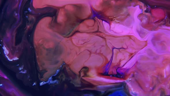 Psychedelic Spreading Paint Flow Explosion alt
