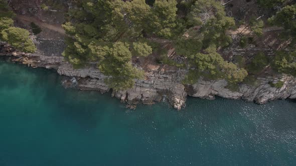 Rocky Cliff on the Adriatic Coast