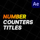 Number Counters Titles - VideoHive Item for Sale