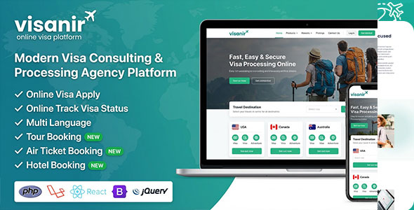 VisaNir—Modern Visa Consulting & Processing Agency Platform