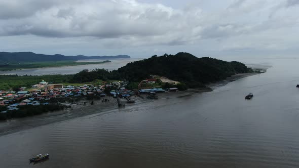 The Beaches at the most southern part of Borneo Island