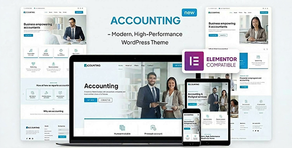 Accounting - Business, Consulting and Finance WordPress theme