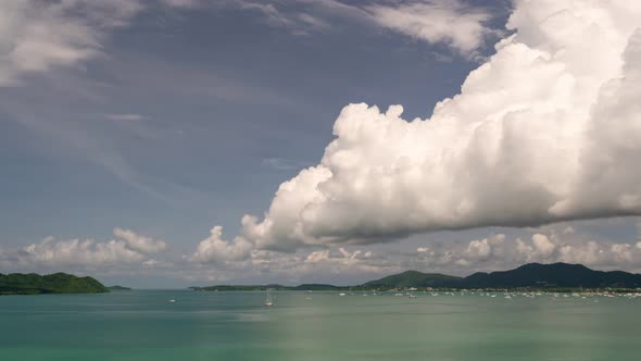 Timelapse amazing Dark sky cloud background Epic storm tropical sunset dark cloud stormy