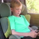 Child Using Smart Phone in Car Hands Typing on Mobile Phone - VideoHive Item for Sale