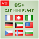 85+ CSS Mini Flags - CodeCanyon Item for Sale