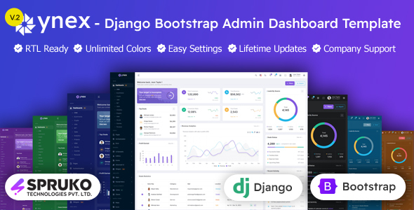 Ynex – Bootstrap Admin Django Dashboard Template