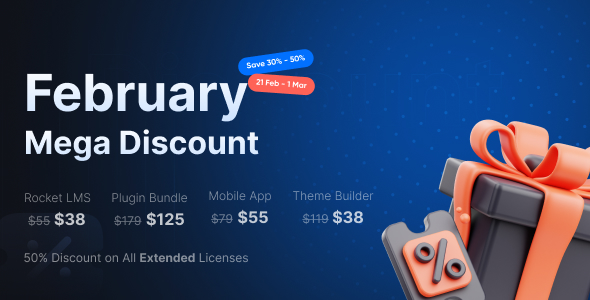Rocket LMS Flutter Mobile App - Learning Management System for Android and iOS