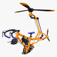 Pedal Powered Gyrocopter M1 - 3DOcean Item for Sale
