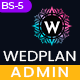 Wedplan - Bootstrap Admin Dashboard Template - ThemeForest Item for Sale