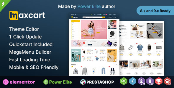 Maxcart - Mega Store Elementor Prestashop Responsive Theme