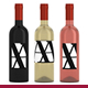Wine Bottles with Labels - 3DOcean Item for Sale