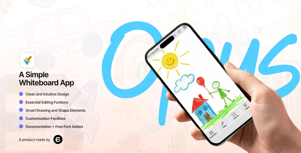 Opus – Minimal Canvas Drawing App
