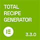Total Recipe Generator - WordPress Recipe Maker with Schema and Nutrition Facts (Elementor addon) - CodeCanyon Item for Sale