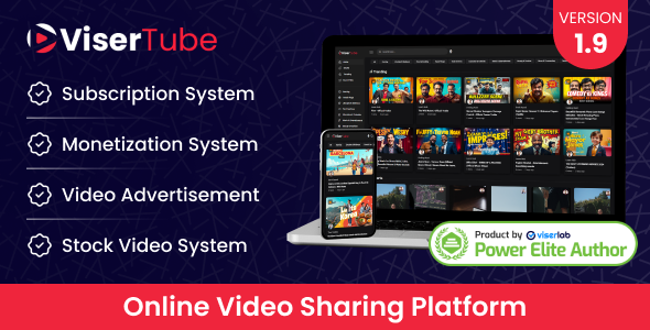ViserTube - Online Video Sharing Platform