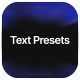 Text Presets - VideoHive Item for Sale
