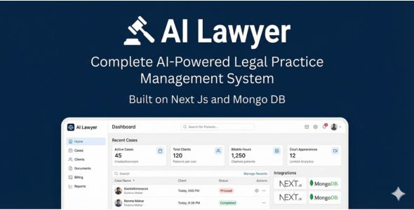 AI Lawyer – Legal Practice Management, Case Tracking & AI Assistant