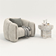 Modern Coffee Table and Armchair Set 84 - 3DOcean Item for Sale