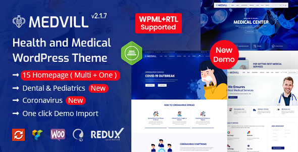 Medvill - Health & Medical WordPress Theme