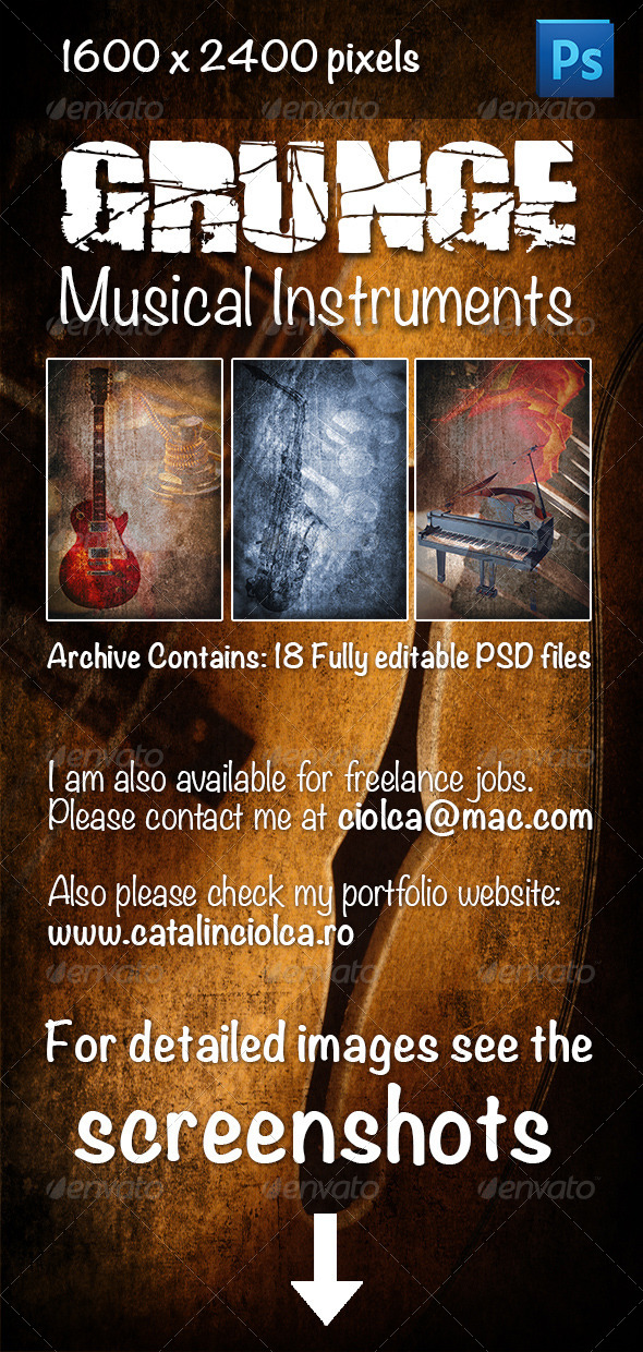 Instruments Graphics, Designs & Templates | GraphicRiver