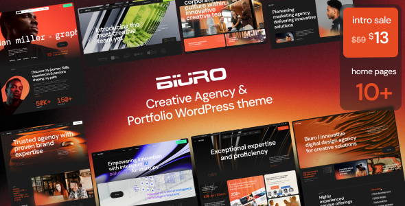 Biuro | Creative Agency & Portfolio WordPress Theme
