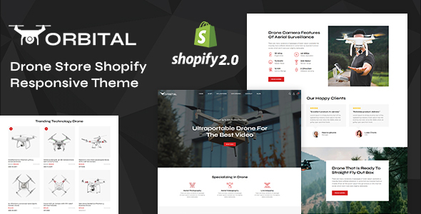 Orbital - Drones Single Product Shopify 2.0 Responsive Theme