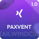 Paxvent - Tailwindcss Event & Conference Landing Template - ThemeForest Item for Sale