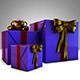 3 Present Pack Present Boxes in Hires - GraphicRiver Item for Sale