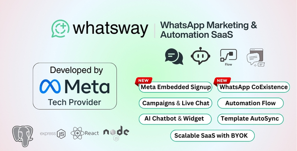 Whatsway | WhatsApp Marketing & Automation SaaS Platform with Bots, Chats, Bulk Sender & AI