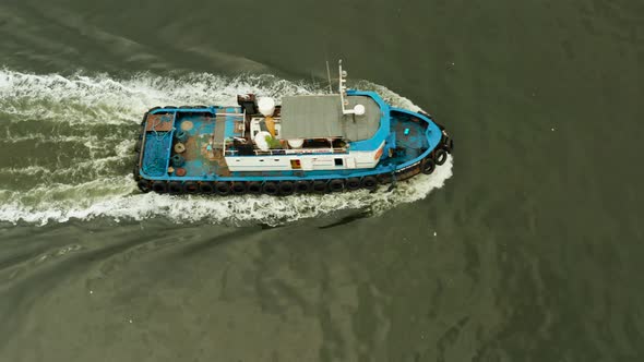 Tugboat on the River