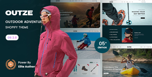 Outze - Outdoor Adventure Store Shopify 2.0 Theme