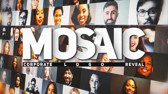 Mosaic Photo Reveal | Corporate Logo